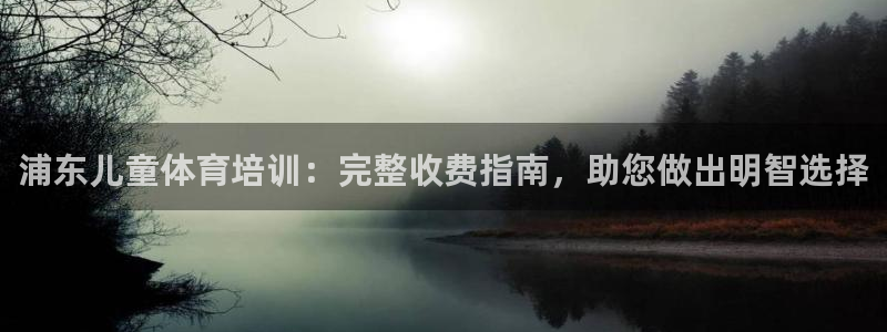 耀世平台总代理在哪：浦东儿童体育培训：完整收费指南，