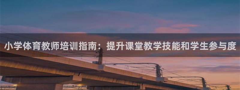 耀世平台有很多登录地址：小学体育教师培训指南：提升课