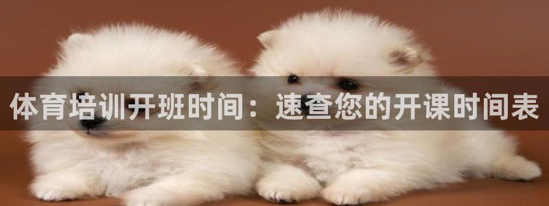 耀世平台开户要求是什么：体育培训开班时间：速查您的开